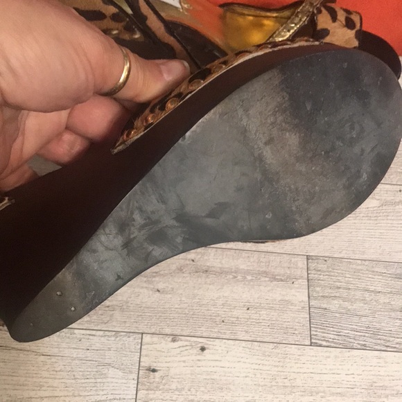 Steve Madden LEOPARD wedges - Picture 5 of 5